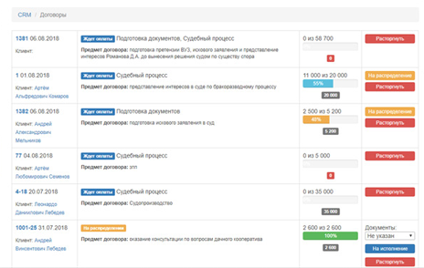 Crm система для юристов